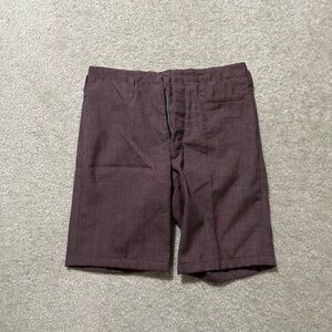 Vintage Preppy Minimal Pleated Mauve Burgundy Pants